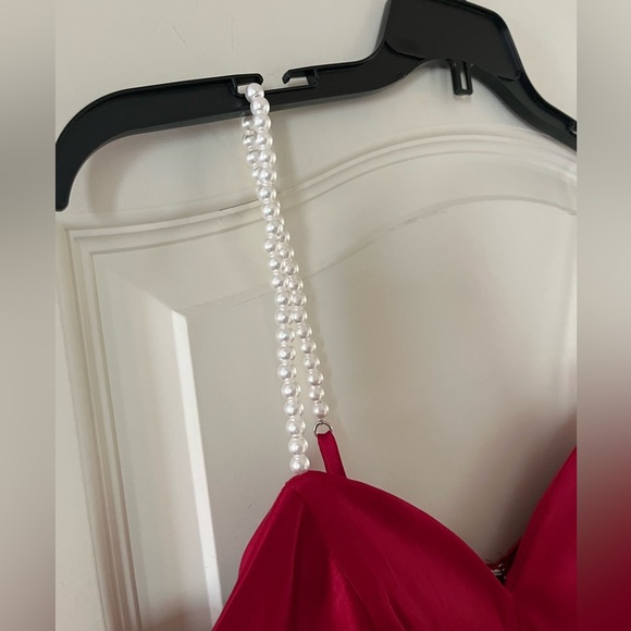 NWT City Studio Gorgeous satin “party pink” color mini dress. Juniors 3/4 - Picture 13 of 15